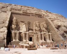 The large temple of Abu Simbel in Egypt. Photos: Keck