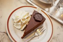 Vienna's beloved Sacher torte. Photo by Dominic Arizona Bonuccelli