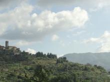 The village of San Quirico as seen from Casa Libra. 