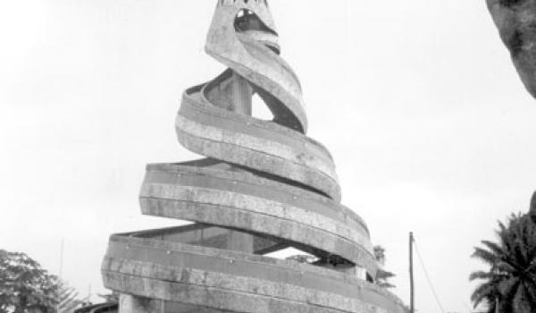 Reunification Monument in Yaounde, Cameroon