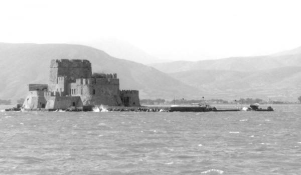 The fortress on Bourdzi Islet, Nafplion, Greece