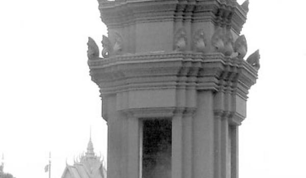 The Independence Monument in Phnom Penh, Cambodia