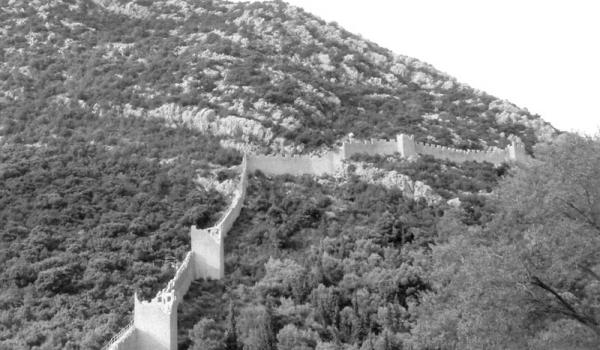 The "great" wall in Ston, Croatia