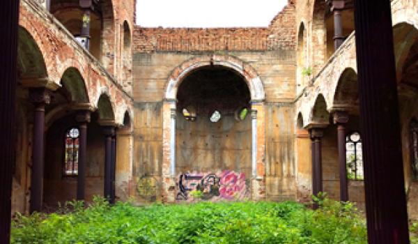 Nature is reclaiming a 19thcentury synagogue near the Danube in Vidin, Bulgaria, abandoned during the Soviet era.