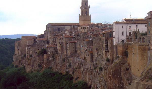 View of Pitigliano, Italy