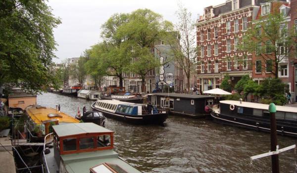 Houseboats in the Jordaan area of Amsterdam. Photo: Hill