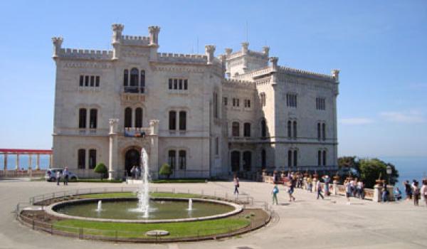 Castello di Miramare, near Trieste, Italy. Photo: Hill  