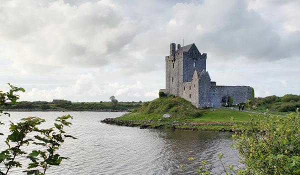 Dunguaire Castle in Kinvara, on Galway Bay.