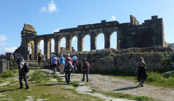 The Roman-era ruins at Volubilis, once a city of 25,000. Photos by Randy Keck