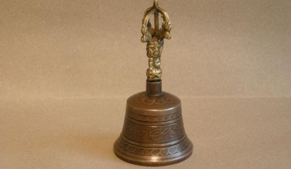 Is the handle on this Tibetan bell a dangerous weapon? Photo: Patten