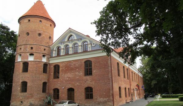 Raudonvaris Castle, west of Kaunas, Lithuania. 