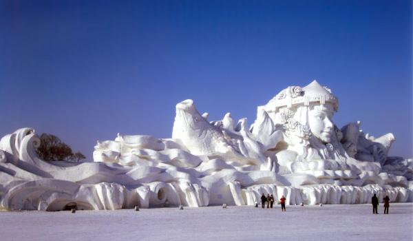 Let the Dream Come True,” at the 2013 Sun Island International Snow Sculpture Art Expo in Harbin, China.