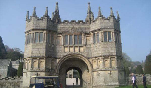 The gatehouse at Lanhydrock, Bodmin.