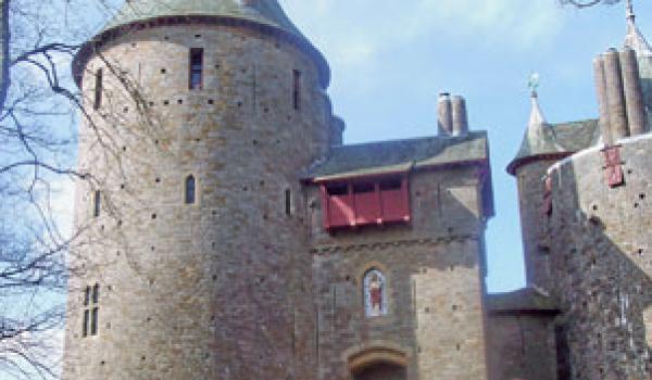 The impregnable, 13th-century Caerphilly Castle