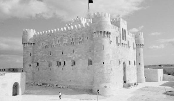 Fort Qaitbey (the Citadel of Qaitbey) in Alexandria, Egypt (site of the Pharos L