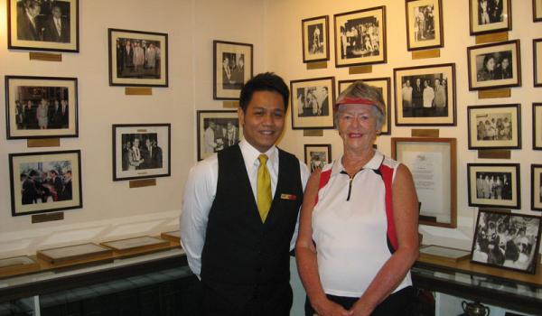 The museum room at the Manila Hotel.