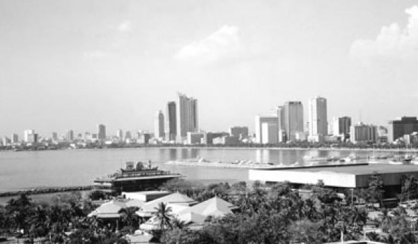 A view of Metro Manila, as seen from the Westin Hotel.