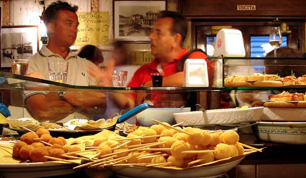 Sample an assortment of Venetian munchies at a cicchetti bar. Photo by Rick Steves