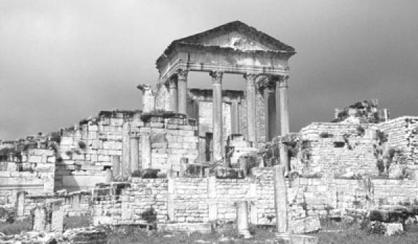 The Roman city of Dougga is a Unesco World Heritage Site.