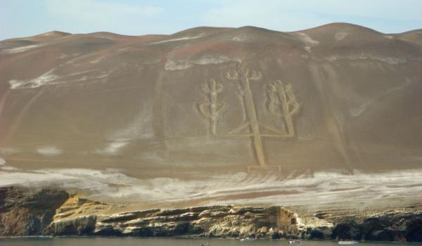 Paracas Candelabra at Pisco Bay, Peru