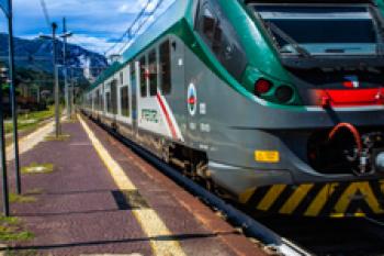 A Trenord train arriving in Stresa, northern Italy. Photo ©Anton Yanchevskyi/123rf