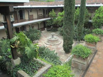 The guest rooms at Hotel Casa Santo Domingo were private and quiet.