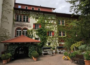 Castel Fragsburg is nestled in the Italian Dolomites. Photos by Beth Habian