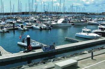 Harbor in Ponta Delgada — the Azores. Photo by Vernon Hoium