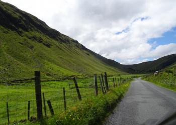 A Connemara country road, north of Galway.