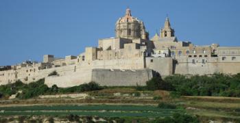 Panorama of the walled city of Mdina. Photos by Theodore Liebersfeld