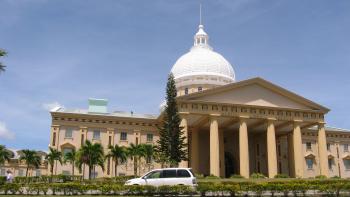 The capitol in Koror, Palau. Photo by Gene McPherson