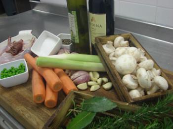 Some of the ingredients for Torta tal-Fenek. Photo by Sandra Scott