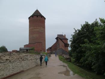 The approach to Turaida Castle — Latvia.