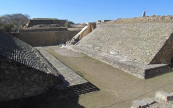 Ball Court at Monte Albán.