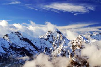 Visitors to Switzerland’s gorgeous Berner Oberland can take in spectacular peak views from the Thrill Walk on the Schilthorn cliffside. Photo by Dominic Arizona Bonuccelli