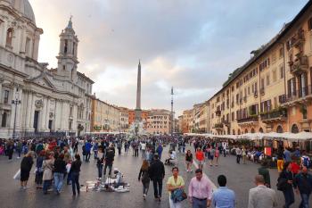 In the tangle of downtown Rome, convents can provide a restful oasis for weary travelers. Photos by Rick Steves