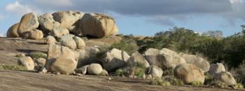 Interesting rocks by Hotel Fazenda Pai Mateus in the funny little town of Cabaceiras, Paraíba, Brazil.