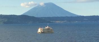 View of Mt. Yōtei at Lake Toya on Hokkaido, Japan. Photo by Miyako Storch