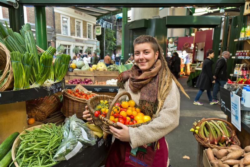 The most colorful shopping in Europe — and the most engaging way to assemble a picnic — is at lively markets like Borough Market in London.