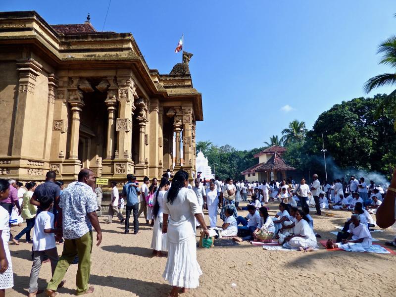 The Kelaniya Raja Maha Vihara temple in Colombo.